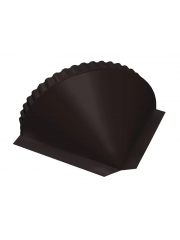Заглушка малая конусная 0,5 Satin RAL 9005 черный