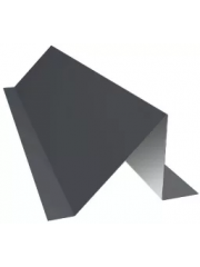 Планка снегозадержания малая 0,5 Satin с пленкой RAL 7016 антрацитово-серый (2м)