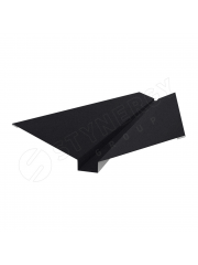 Ендова верхняя фигурная 135х30х135 CORUNDUM50 матовый RAL 9005