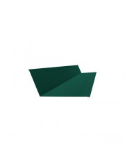 Планка примыкания 150х250, 0,5 СТАЛЬНОЙ БАРХАТ RAL 6005 (L=2 м)