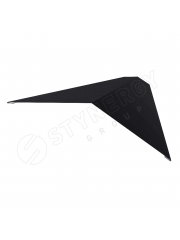 Конек плоский 190х190, 0,5 СТАЛЬНОЙ БАРХАТ RAL 9005