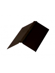 Конек плоский фигурный 120х15х25х15х120, 0,5 CORUNDUM50 RAL 8017 Конек плоский фигурный 120х15х25х15х120, 0,5 CORUNDUM50 RAL 8017