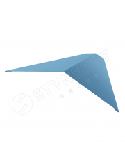 Конек плоский 145х145 0,45 Полиэстер RAL 5024 Конек плоский 145х145 0,45 Полиэстер RAL 5024
