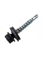 Саморез кровельный 4,8х35 мм, упак (250 шт.) Standart RAL 7024 ( шт.1)