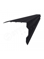 Планка торцевая фигурная 90х115, 0,45 GRAPHITE45 RAL 9005