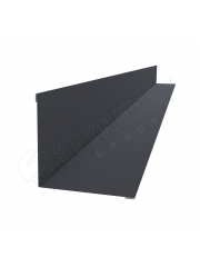 Планка для внутренних углов 110х110, 0,45 GRAPHITE45 RAL 7024