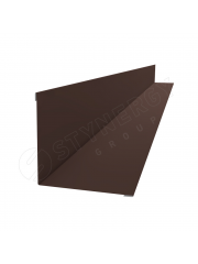 Планка для внутренних углов 110х110, 0,45 GRAPHITE45 RAL 8017