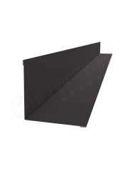 Планка для внутренних углов 110х110, 0,45 GRAPHITE45 RR 32
