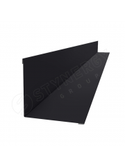 Планка для внутренних углов 110х110, 0,45 GRAPHITE45 RAL 9005