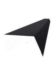 Планка карнизная 100х65, 0,45 GRAPHITE45 RAL 9005 (L=2 м) Планка карнизная 100х65, 0,45 GRAPHITE45 RAL 9005 (L=2 м)