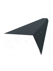 Планка карнизная 100х65 CORUNDUM50 матовый RAL 7016 - антрацитово-серый (L=2,00)