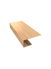 Планка П-образная БХ new 0,45 Print Elite Honey Wood TwinColor (3м)