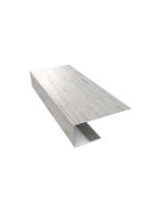 J-Профиль 18мм 0,45 Print Elite Snow Wood TwinColor (3м)