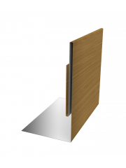 Планка приемная оконная 0,45 Print Elite Honey Wood TwinColor (3м)