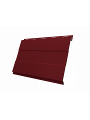 Вертикаль 0,2 prof 0,5 Satin с пленкой RAL 3005 красное вино