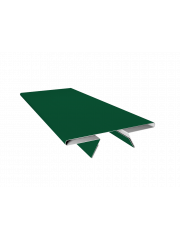 Планка стыковочная составная верхняя 0,5 Satin с пленкой RAL 6005 зеленый мох (3м)