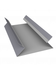 Планка угла внутреннего составная верхняя 0,5 Satin с пленкой RAL 7004 сигнальный серый (3м)