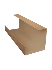 Планка угла внутреннего составная нижняя 0,45 Print Elite Honey Wood TwinColor (2м)