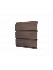 Софит металлический без перфорации 0,45 Print Elite с пленкой White Wood