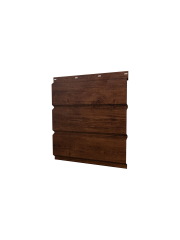 Софит металлический без перфорации 0,45 Print Elite с пленкой Cherry Wood
