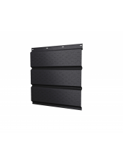 Софит металлический полная перфорация 0,5 Satin с пленкой RAL 9005 черный
