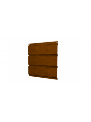 Софит металлический центральная перфорация 0,45 Print Elite с пленкой Golden Wood