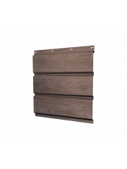 Софит металлический центральная перфорация 0,45 Print Elite с пленкой White Wood