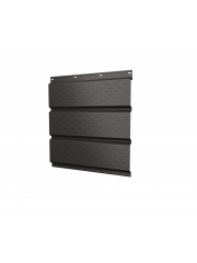 Софит металлический полная перфорация 0,5 Satin Matt TX с пленкой RR 32 темно-коричневый