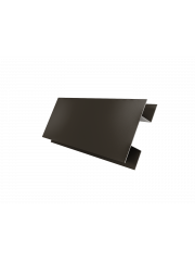 Планка H-образная стыковочная сложная 0,5 Satin Matt TX RR 32 темно-коричневый (2м)