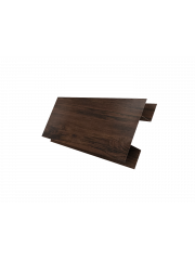 Планка H-образная Экобрус 0,45 Print Elite с пленкой Cherry Wood TwinColor (2м)