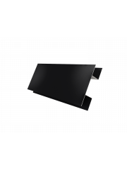 Планка Н-образная стыковочная сложная 0,5 Satin с пленкой RAL 9005 черный (2м)