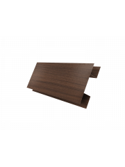 Планка H-образная БХ new 0,45 Print Elite Choco Wood TwinColor (3м)