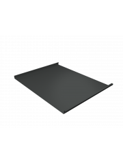 Фальц двойной стоячий Grand Line 0,5 Satin Matt TX с пленкой на замках RAL 7016 антрацитово-серый