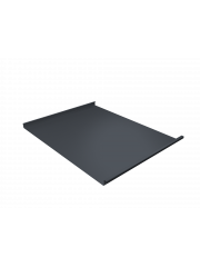 Фальц двойной стоячий 0,5 PurPro с пленкой на замках RAL 7024 мокрый асфальт
