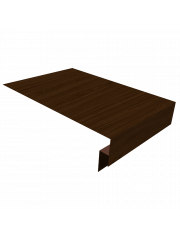 Планка околооконная сложная 300х50х18 (j-фаска) 0,45 Print Elite Choco Wood TwinColor (3м) Планка околооконная сложная 300х50х18 (j-фаска) 0,45 Print Elite Choco Wood TwinColor (3м)