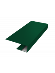 J-Профиль 12мм 0,45 PE с пленкой RAL 6005 зеленый мох (2м)