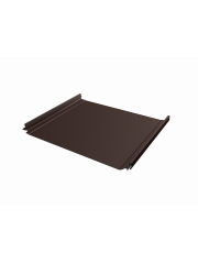 Кликфальц Pro Grand Line 0,45 PE с пленкой на замках RAL 8017 шоколад