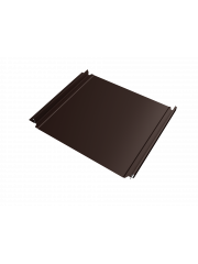 Кликфальц Double Pro Grand Line 0,5 Satin с пленкой на замках RAL 8017 шоколад