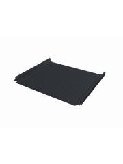 Кликфальц Pro Gofr Grand Line 0,5 Satin Matt с пленкой на замках RAL 7024 мокрый асфальт