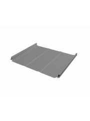 Кликфальц Pro Line Grand Line 0,5 Satin с пленкой на замках RAL 9006 бело-алюминиевый
