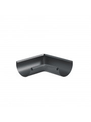 Угол желоба внутр. d=125 (Ral7024) AS Rooftop Drain PU