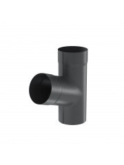 Тройник d=90 (RAL7024) AS Rooftop Drain PU