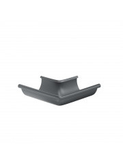 Угол желоба наруж. d=125 (Ral7024) AS Rooftop Drain PU