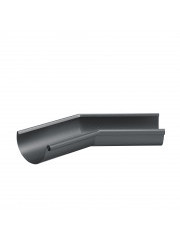 Угол желоба внутр.135 гр. d=125 (RAL7024) ASN Rooftop Drain PU