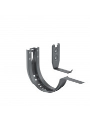 Крюк короткий регулируемый d=125 (RAL7024) с комплектом крепления Rooftop Drain PU