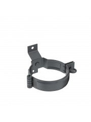Декоративный хомут трубы под дерево с комплектом крепления d=90 (RAL7024) Rooftop Drain PU