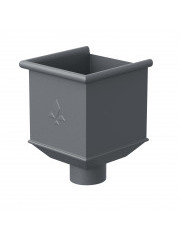 Воронка водосборная d=90 (RAL7024) Rooftop Drain PU