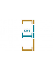 Часть комбинированного оклада к мансардному окну Факро KXV-5 55x78