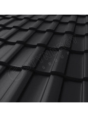Металлочерепица Stella CORUNDUM50® RAL 9005 0.50