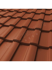Металлочерепица Stella CORUNDUM50® RAL 8004 0.50